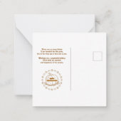 Carte De Correspondance happy thanksgiving (Dos)