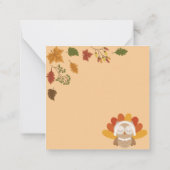 Carte De Correspondance Happy Thanksgiving (Dos)
