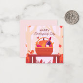 Carte De Correspondance Happy Thanksgiving (Devant/Arrière en situation)