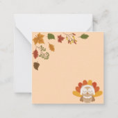Carte De Correspondance Happy Thanksgiving (Dos)