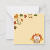 Carte De Correspondance Happy Thanksgiving (Dos)