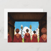 Carte De Correspondance HARRY POTTER™ & GRYFFINDOR™ QUIDDITCH™ Team (Devant / Derrière)