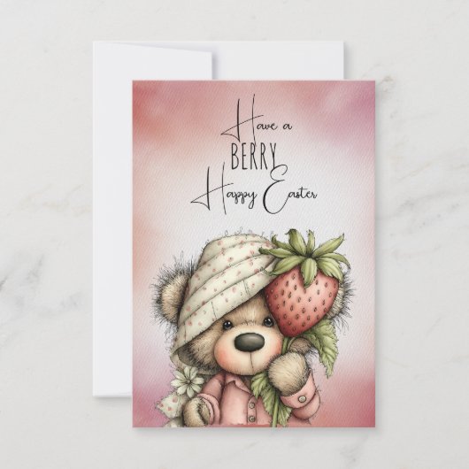 Carte De Correspondance Have a BERRY Happy Easter (Devant)