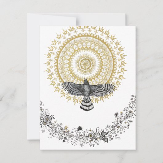 Carte De Correspondance Hawk Dreams (Devant)