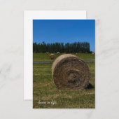 Carte De Correspondance Hay Bales (Devant / Derrière)