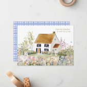 Carte De Correspondance Hearthlight Notes Printemps Douce Prairie Jardin (Devant/Arrière en situation)