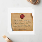 Carte De Correspondance HEBREWS 6:19 - Personalized Notecard (Devant/Arrière en situation)