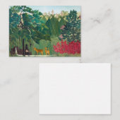 Carte De Correspondance Henri Rousseau - La cascade (Devant / Derrière)