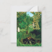 Carte De Correspondance Henri Rousseau - Les Joyeux Jesters (Devant)
