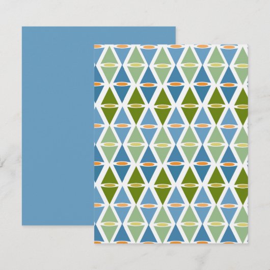 Carte De Correspondance Herbe et ciel (Devant / Derrière)