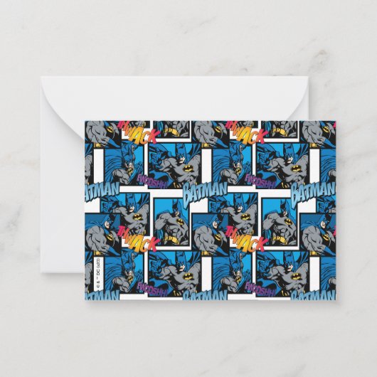 Carte De Correspondance Heureuse Sainte-Valentin Batman (Dos)