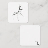 Carte De Correspondance Hi there! Praying Mantis (Devant / Derrière)