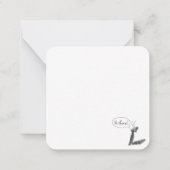 Carte De Correspondance Hi there! Praying Mantis (Dos)