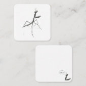 Carte De Correspondance Hi there! Praying Mantis (Devant / Derrière)