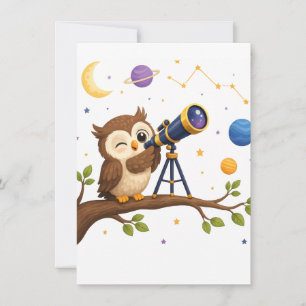 Carte De Correspondance Hibou Starwatch
