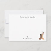 Carte De Correspondance His & Hers Cowboy Boots Wedding (Devant)