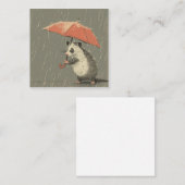 Carte De Correspondance Histoire Raindrops : Unleash Opossum Imagination (Devant / Derrière)