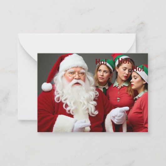 Carte De Correspondance Ho! Ho! Ho! (Devant)