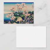 Carte De Correspondance Hokusai - Goten-Yama-Hill (Devant / Derrière)