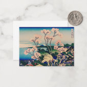 Carte De Correspondance Hokusai - Goten-Yama-Hill (Devant/Arrière en situation)