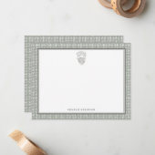 Carte De Correspondance Homme barbu Boho Chic (Devant/Arrière en situation)
