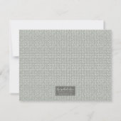 Carte De Correspondance Homme barbu Boho Chic (Dos)