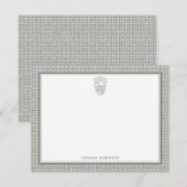 Carte De Correspondance Homme barbu Boho Chic (Devant / Derrière)