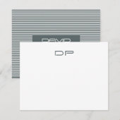 Carte De Correspondance Hommes personnalisés (Devant / Derrière)