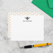 Carte De Correspondance Honey Bee Honeypeb Ajouter Votre Nom