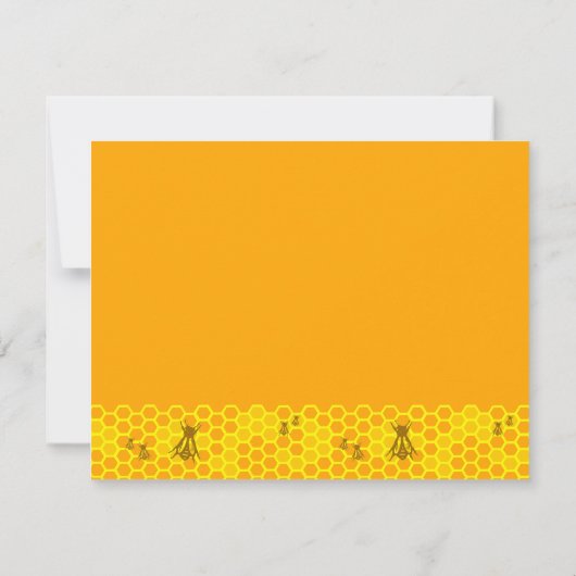 Carte De Correspondance Honey Bee Honeypeb modifiable (Dos)
