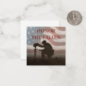 Carte De Correspondance Honor the Pièges (Devant/Arrière en situation)