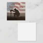 Carte De Correspondance Honor the Pièges (Devant / Derrière)