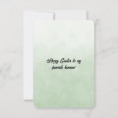 Carte De Correspondance Hoppy Easter Son Bunny Head (Dos)