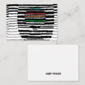 Carte De Correspondance Horizontalis V (Devant / Derrière)