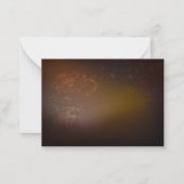 Carte De Correspondance Horloge Steampunk avec des engrenages anciens (Dos)