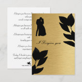 Carte De Correspondance hoy te perdono (Devant / Derrière)