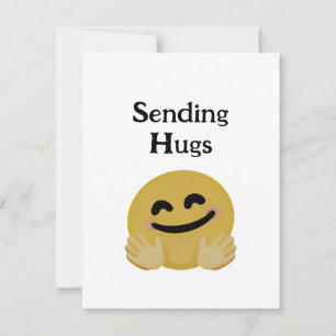 Carte De Correspondance "Hug Emoji"