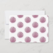 Carte De Correspondance Hydrangea Élégante papeterie personnalisée rose (Dos)