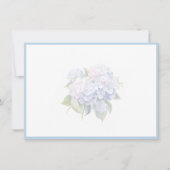 Carte De Correspondance Hydrangea Flat Note Card (Devant)