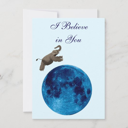 Carte De Correspondance I Believe in You Note Card (Devant)