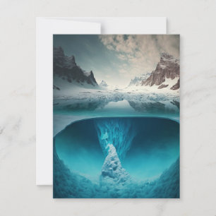 Carte De Correspondance Icy Mountain View