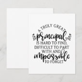 Carte De Correspondance Idées principales du jour de reconnaissance (Devant / Derrière)