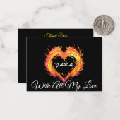 Carte De Correspondance Ignite Your Love (Devant/Arrière en situation)