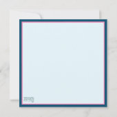 Carte De Correspondance Il est ressuscité Pâques Florales (Dos)