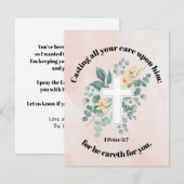 Carte De Correspondance Il s'occupe de vous (Devant / Derrière)