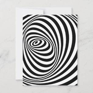 Carte De Correspondance Illusion optique 6