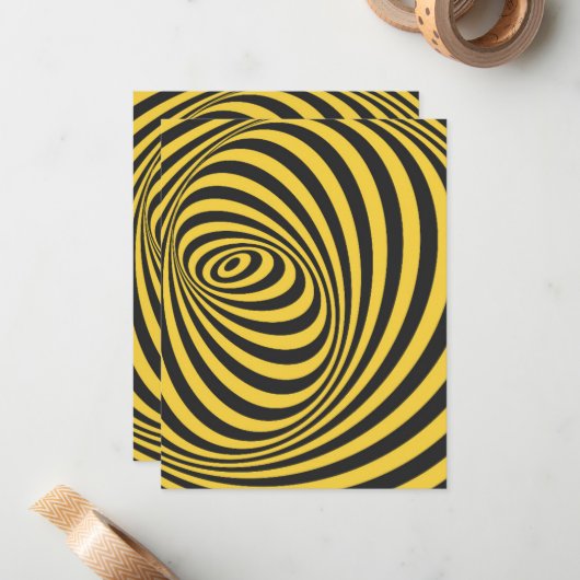 Carte De Correspondance Illusion optique 7 (Devant/Arrière en situation)