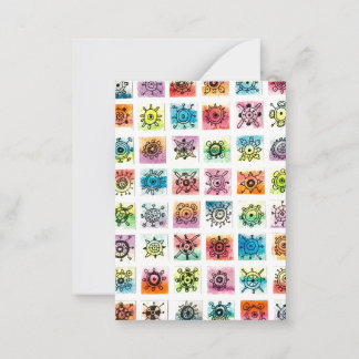 Carte De Correspondance Illustration de formes de cercles abstraits