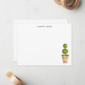 Carte De Correspondance Illustration de l'aquarelle opiacée (Devant/Arrière en situation)