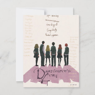 Carte De Correspondance Illustration de l'armée de Dumbledore